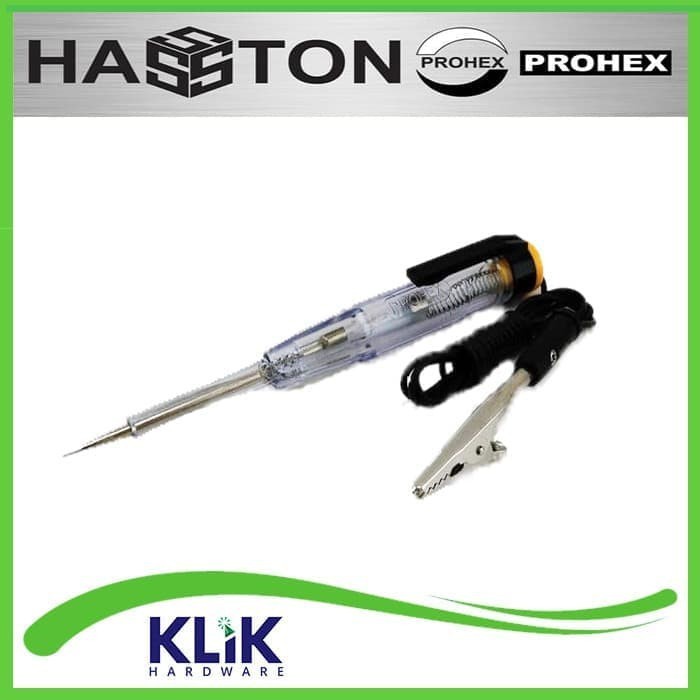 Hasston Prohex Obeng Tespen DC Aki Obeng Testpen Kabel Test Pen Accu Voltage Tester 2252-011