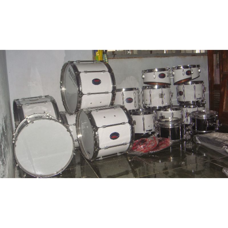 Lug drum model pipa stenlis kepala aluminium solid panjang 17 cm