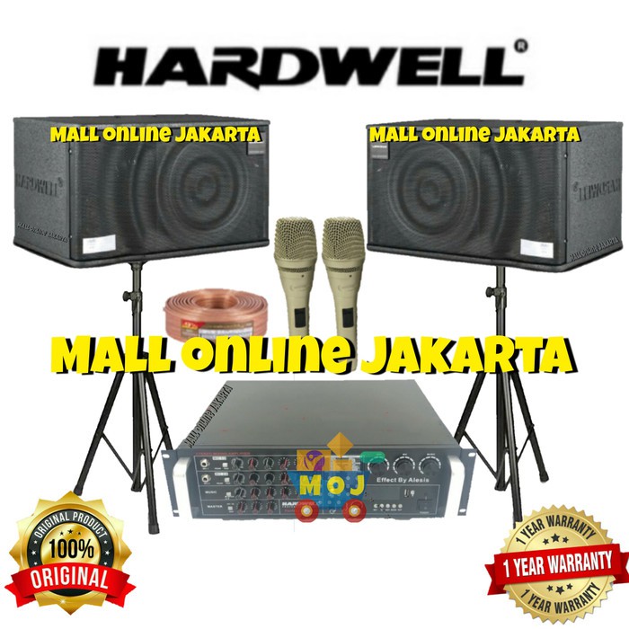 Paket karaoke hardwell 10 inch fullset original perfectmix bluetooth