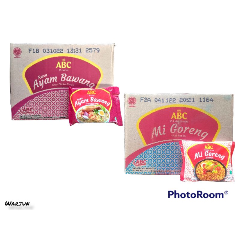 

mie ABC ayam bawang 65 gr / mi ABC goreng 70gr