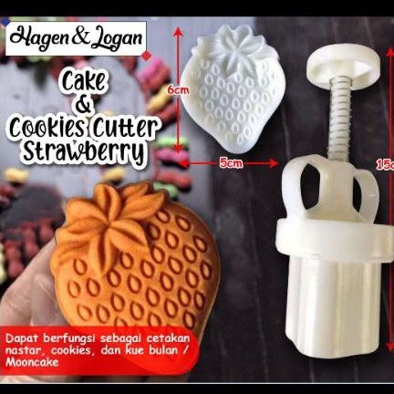 

Cake & Cookies Cutter Strawberry (1 Bal 6 Set)