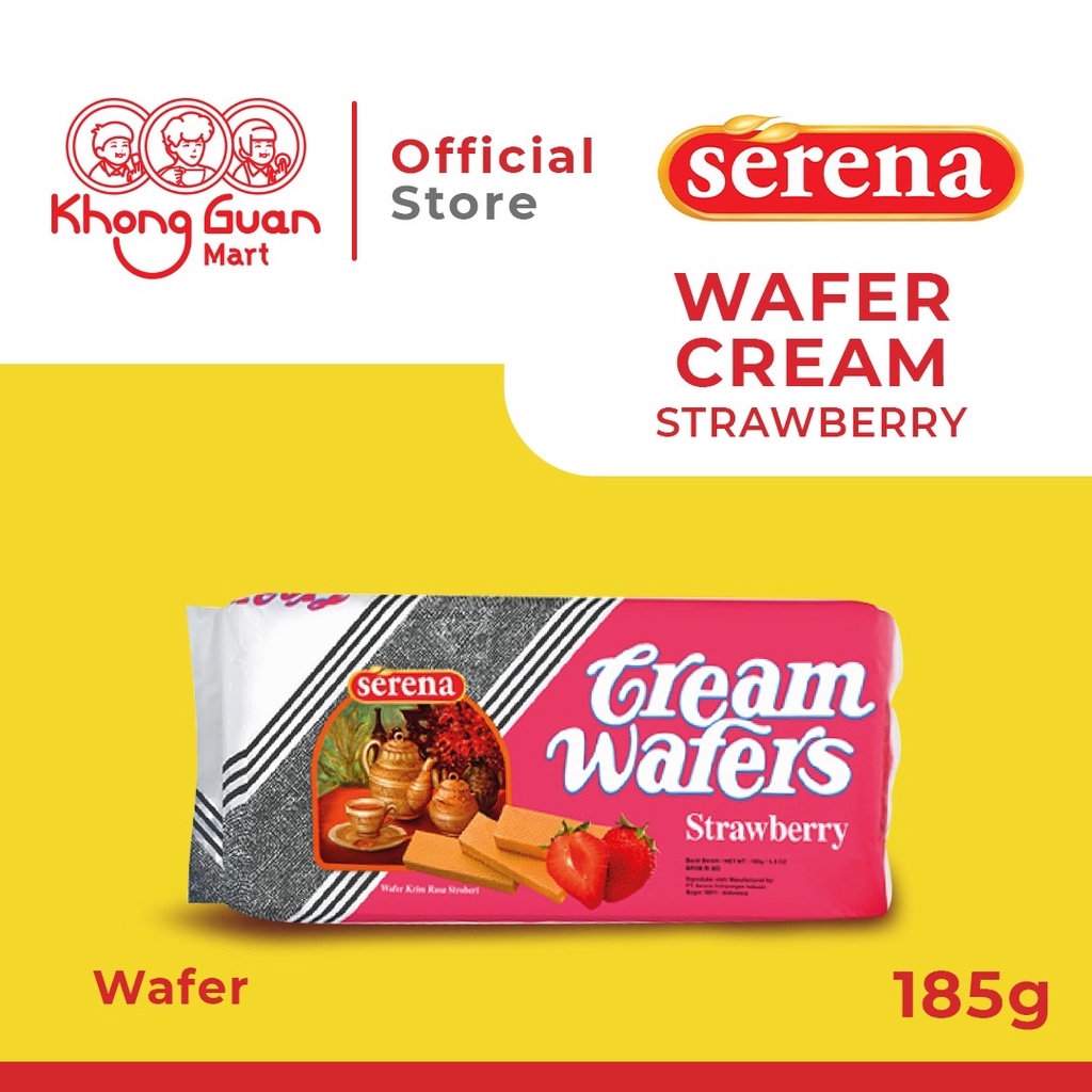 

SERENA Waffer Cream Strawberry 185 Gram