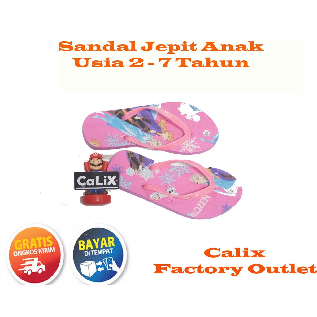 Sandal Jepit Anak Frozen