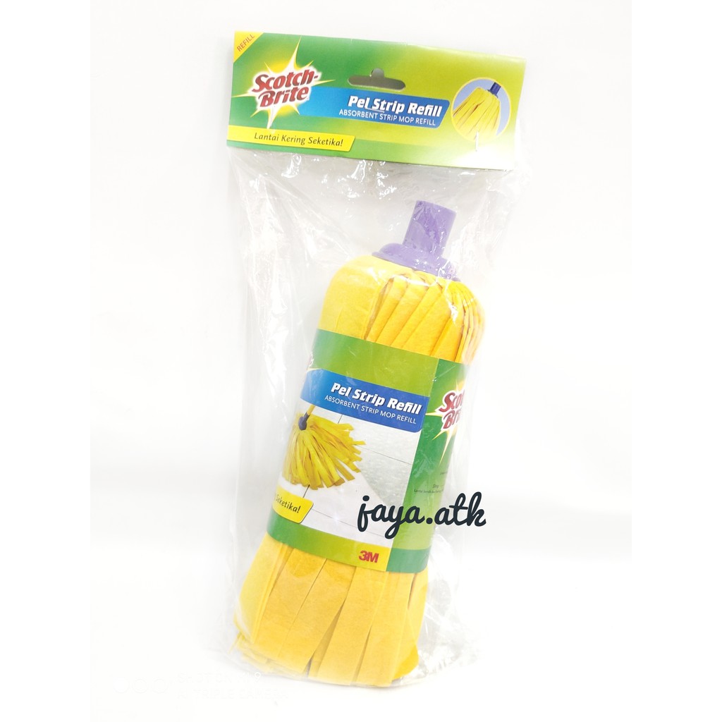 KAIN PEL REFILL PEL STRIP KUNING 3M SCOTCH BRITE ID-73 DAYA SERAP TINGGI CEPAT KERING