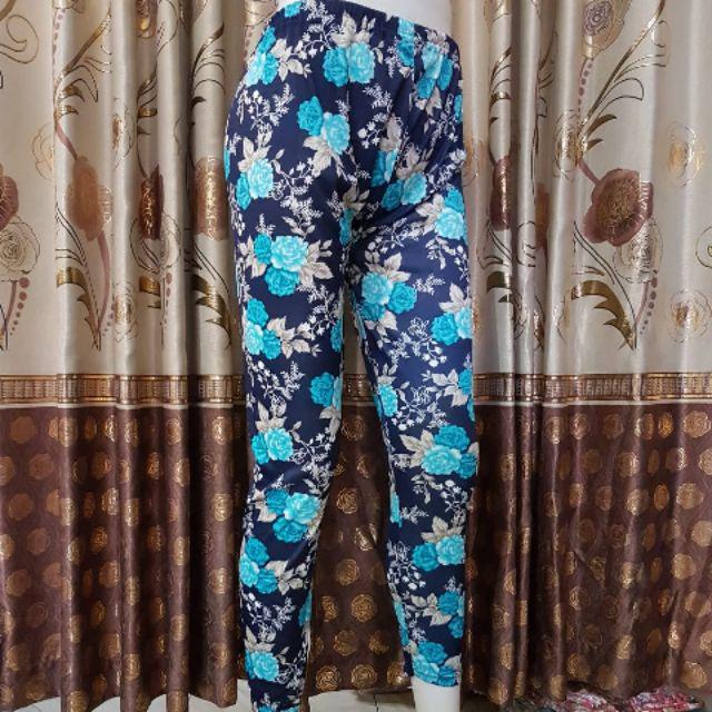 MURAH!! LEGGING HYGET MOTIF DEWASA WANITA / Celana Dalaman Gamis Inner Pants Bunga Los