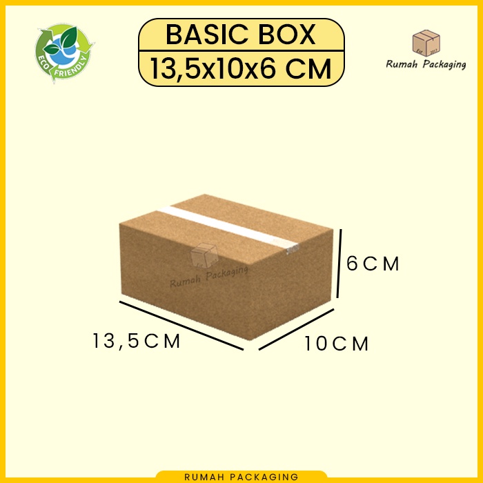 KARDUS / KARTON BOX POLOS Uk. 13,5x10x6 CM