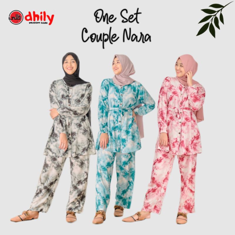 ONESET NARA | BAJU COUPLE MOM KIDS | BY DHILY |