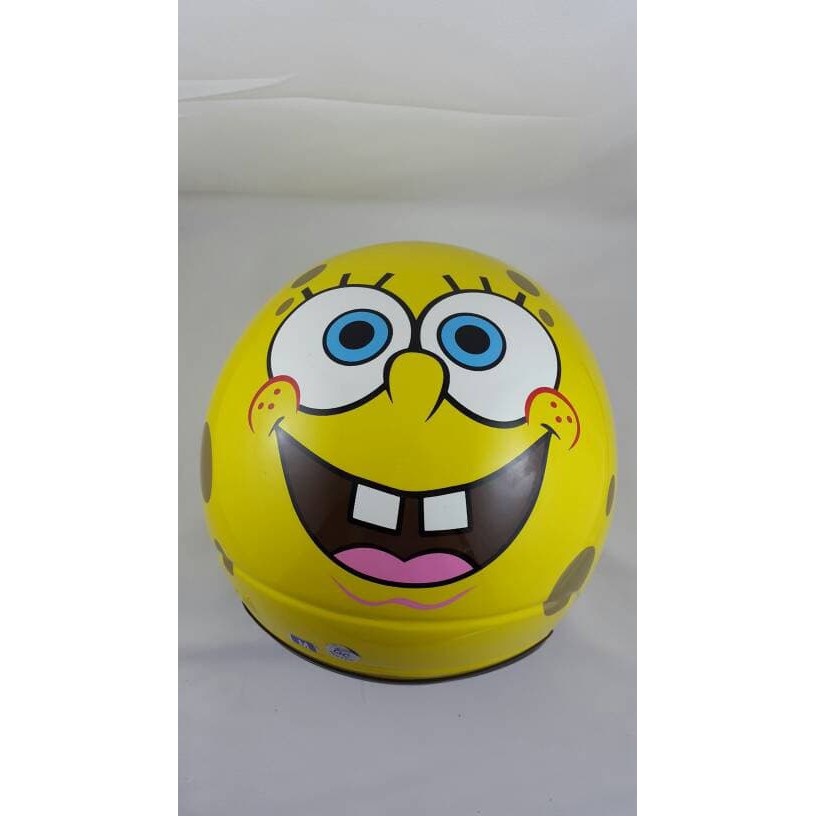 helm anak JP RETRO Spongebob Yellow Lemon