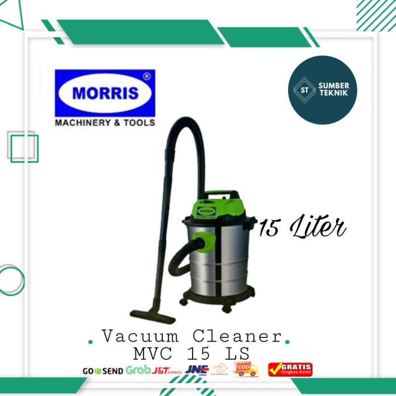 Vacuum Cleaner MORRIS Vacum Cleaner Penyedot Debu Vakum 15 L Stainless