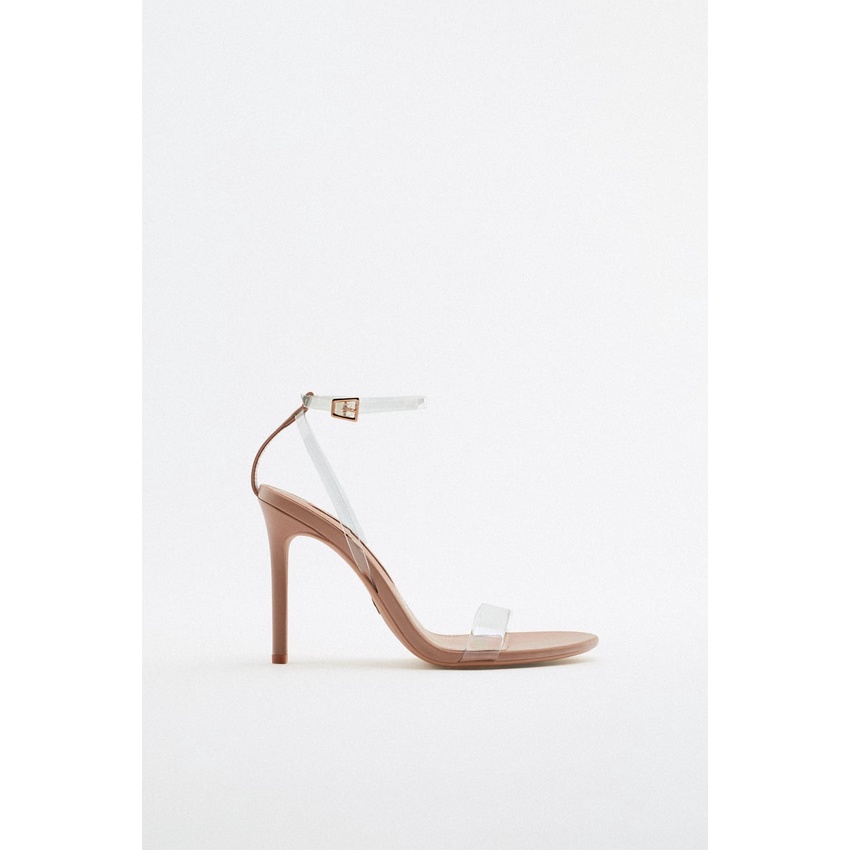 Zara Vinyl High Heel Sandals Sandal Heels Zr Zra 0076