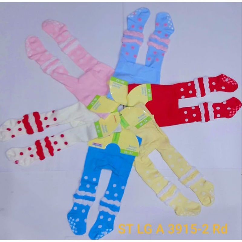 1 Pcs Legging Gerber Renda  Anak Perempuan Lucu Size 0-6 /6-12 Bln