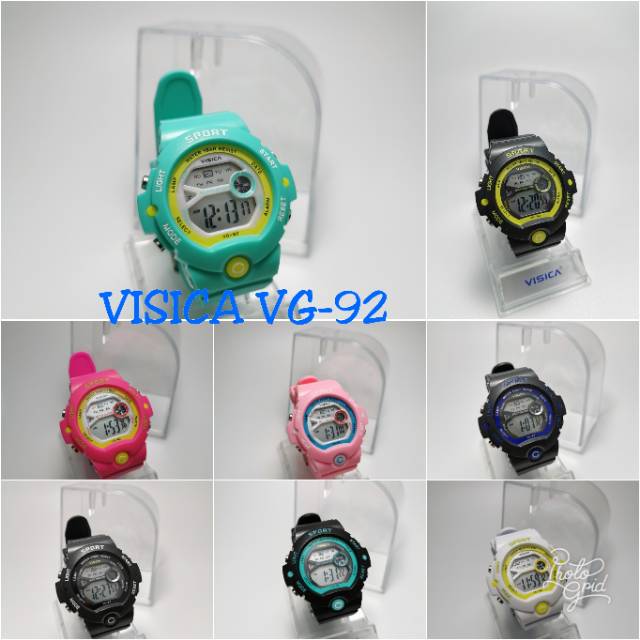 Jam tangan digital Anak Anak dan remaja water Resist Visica vg92