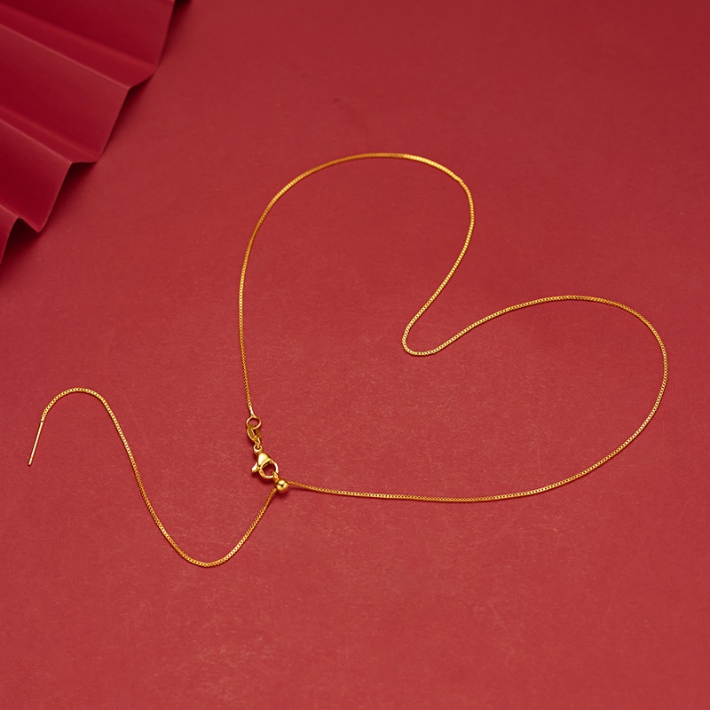 Kalung Rantai O-word Gold plated 24K Gaya Bangkok Untuk Wanita