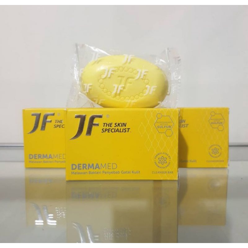 JF Sulfur Dermamed 90 gram / Anti Acne sabun jerawat mandi