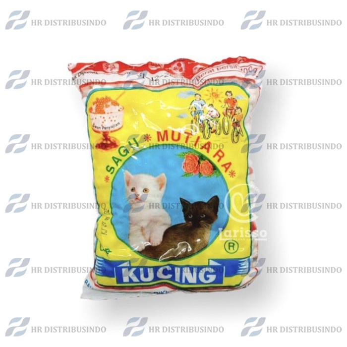 

SAGU MUTIARA CAP KUCING 100 Gram Pack isi 25