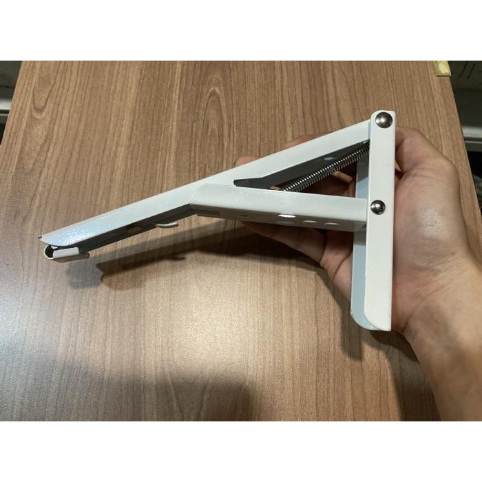 Rak / Rak Buku / Rak Baju / Rak Bumbu / Siku Dinding Penyangga Meja Lipat Foldable Bracket Per