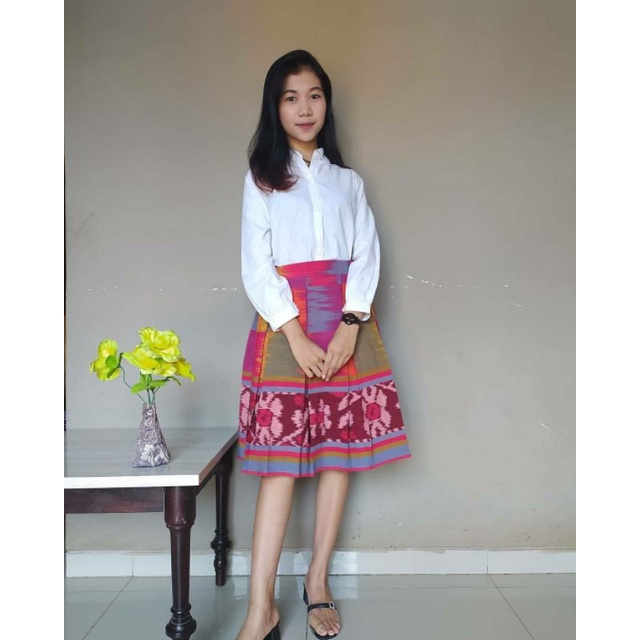 Rok tenun under tenun  baju tenun jepara rok pendek tenun R6