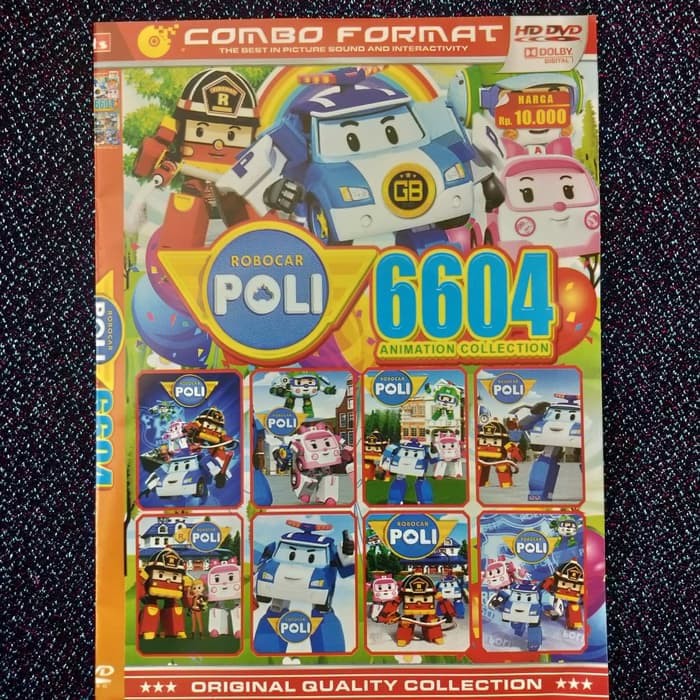 TERLARIS Dvd Vcd Film Kartun Anak Terlaris Robocar Poli Collection 6604 DVD TOP MEDIA