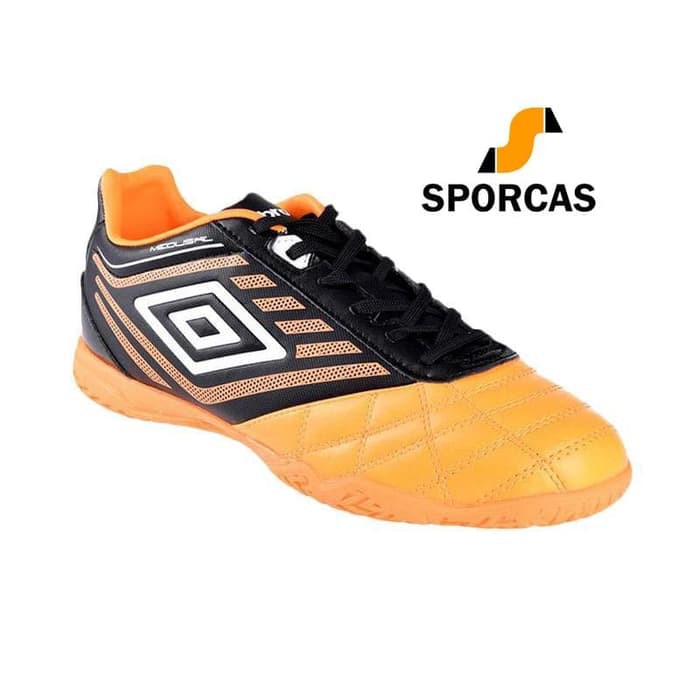 Promo BARANG LANGKA SEPATU FUTSAL UMBRO MEDUSAE CLUB IC OrangeBlack SPORCAS Berkualitas