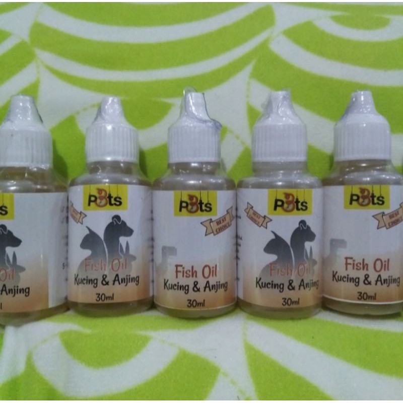 (p3ts fish oil) 30 mlvitamin kucing dan anjing - p3ts fish oil minyak ikan