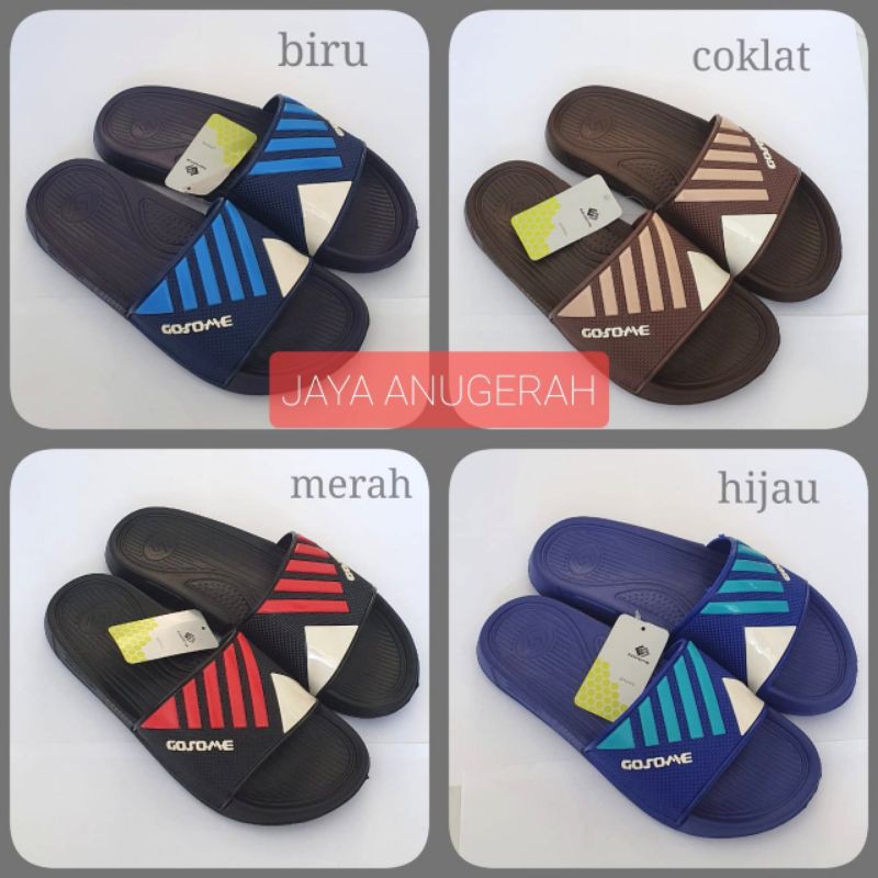 SANDAL SELOP KARET MOTIF TRENDY DENGAN BAHAN KARET RINGAN DAN HALUS