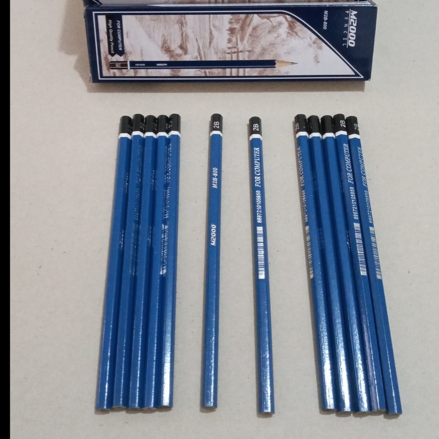 Pensil 2B For Computer High Quality M2000 - BIRU