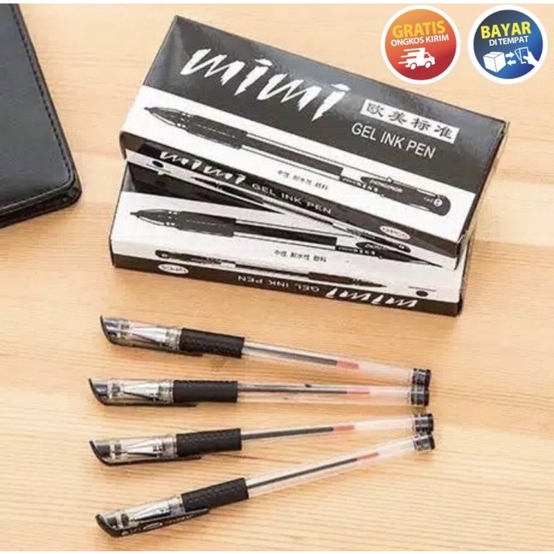 Pena Gel Mimi 0.5mm Pulpen Internasional bolpoin Per Pcs Murah