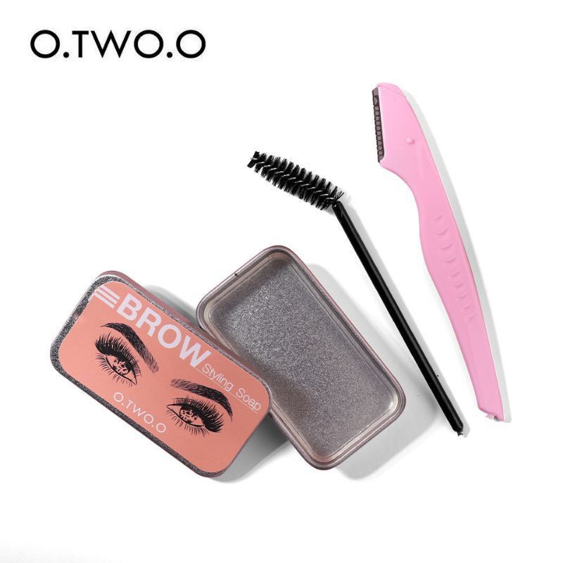 O.TWO.O Eyebrow Soap Brow Freepisau Cukur Alis Sculpt Lift Brow Styling Soal Waterproof Long Lasting