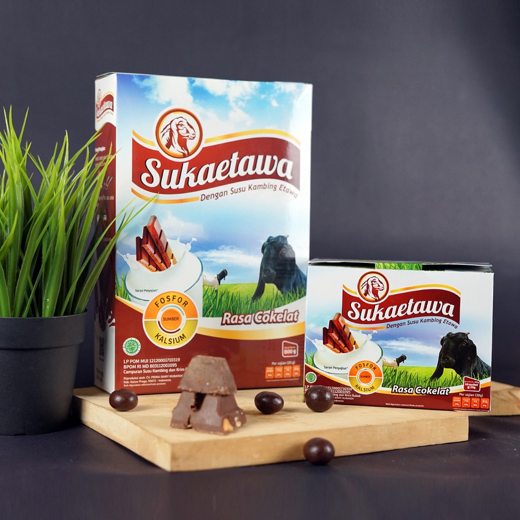 

Susu Bubuk Kambing Sukaetawa 500 G + Susu Bubuk Kambinng Sukaetawa sachet [paket murah]