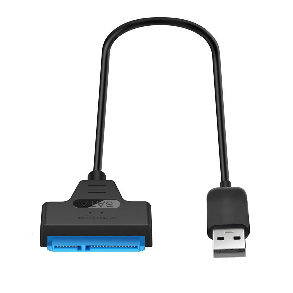 USB 2.0 to SATA 22Pin Adapter Copper Wire Core and ABS Cable Converter Wire for SATA Notebook Hard