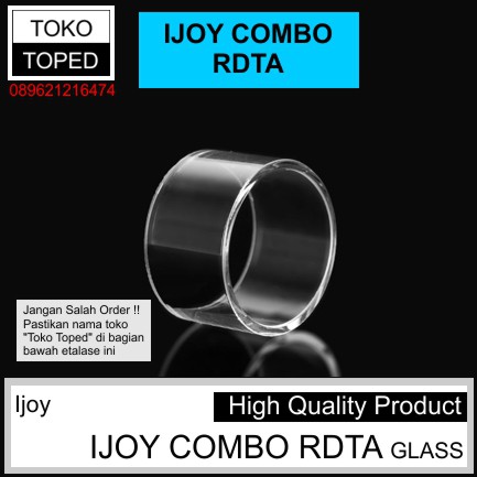 Ijoy COMBO RDTA Replacement Glass | kaca pyrex tank rba mod vape