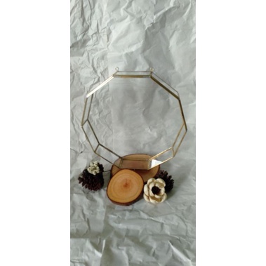 frame mahar segi 10 / glass box / frame mahar wedding/ terarium box kaca