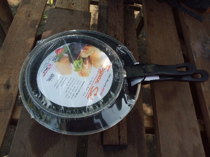 Maspion Teflon Fry Pan Set 2in1 18cm Dan 23cm - Frypan Wajan Murah