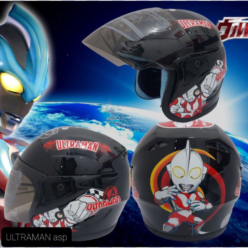 Helm Anak SKY ULTRAMAN 3 SD 9 Tahun