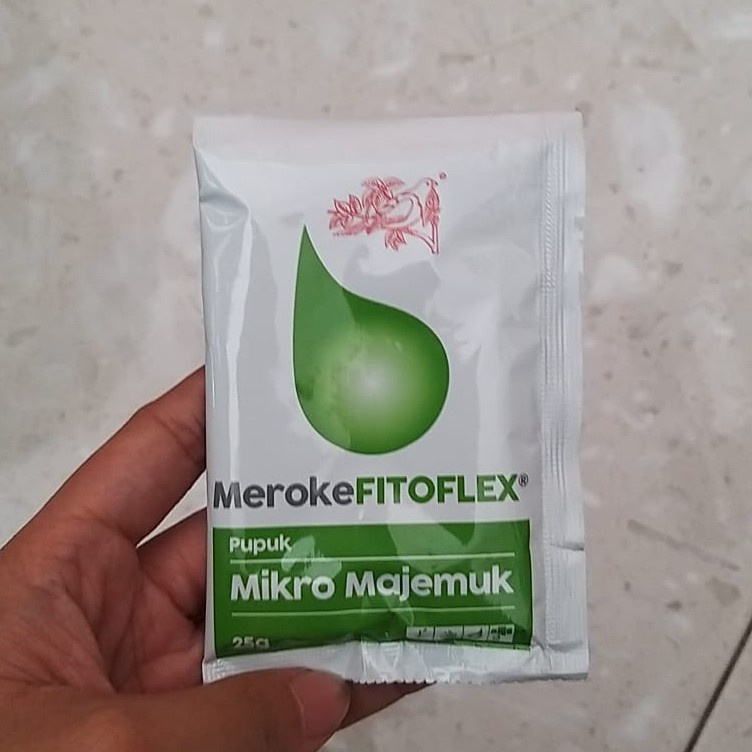 Pupuk Mikro Majemuk Meroke Fitoflex MerokeFitoflex 25 g Nutrisi Lengkap Tanaman Murah