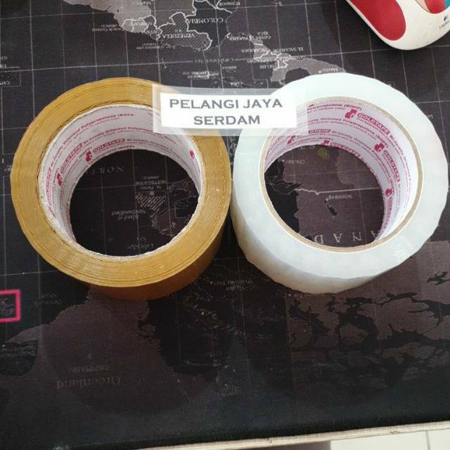 

Lakban GOLDTAPE Isolasi 48mm plakban bening coklat murah