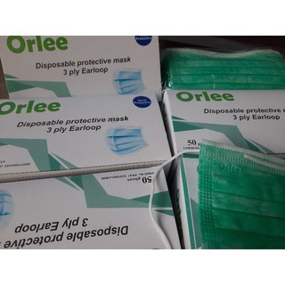  Masker  Orlee Ori 3 Ply emboss  orlee Non Medis Hijab 