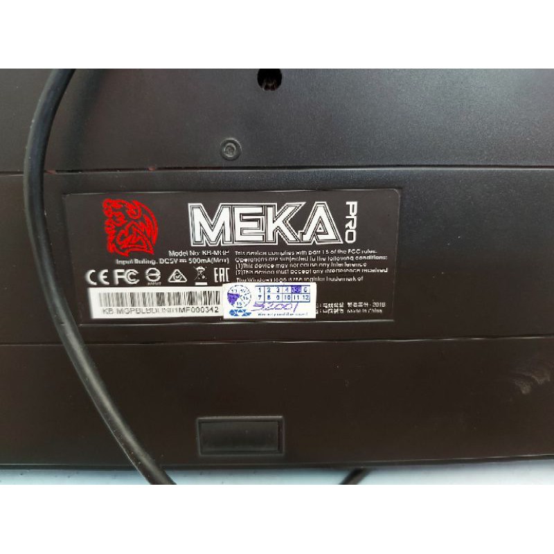Keyboard Thermaltake Meka Pro Gaming Cherry Blue