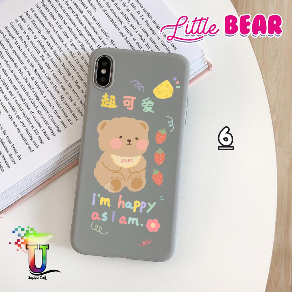 Softcase LITTLE BEAR Samsung A01 M01 A30s A50 A50s A70 A70s M20 M30s M21 M30 M31 A11 M11 UC4355-6
