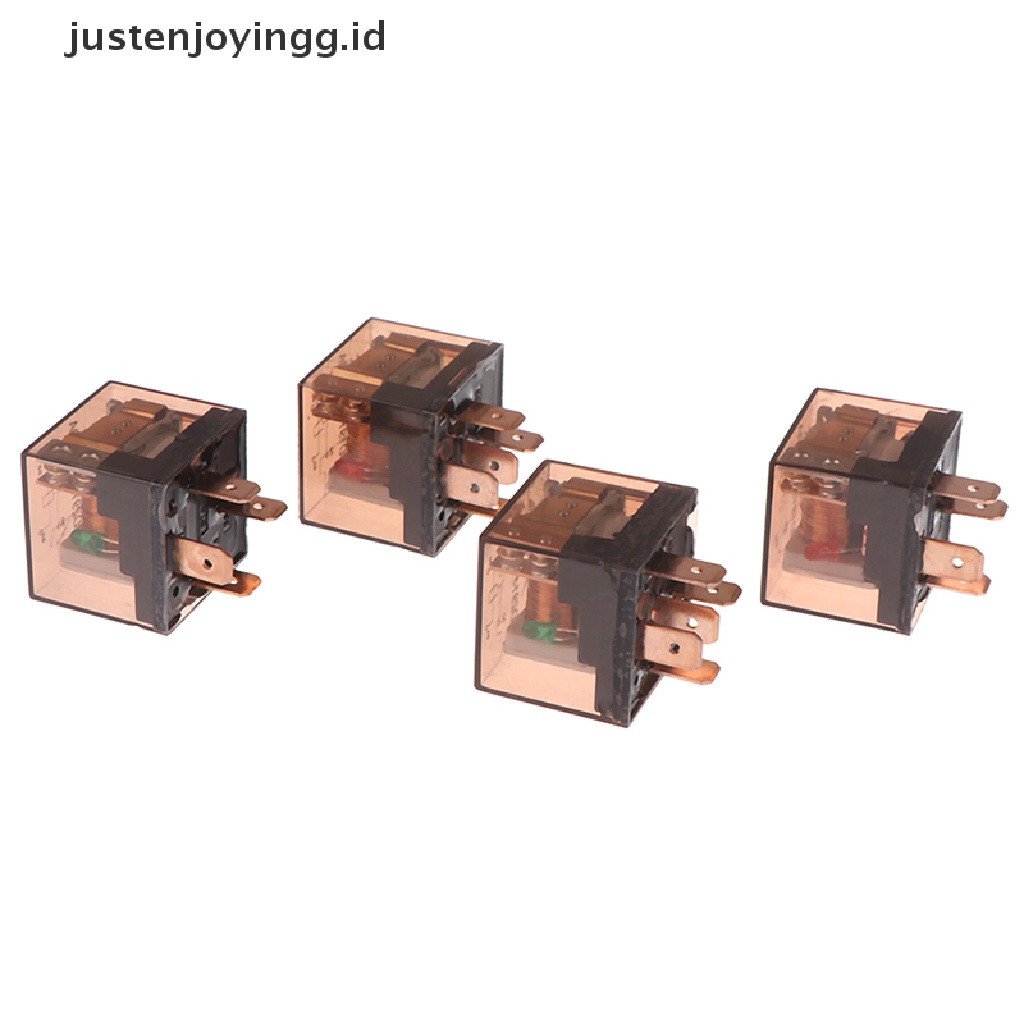 // justenjoyingg.id // Waterproof Automotive Relay 12/24V 80A 4/5Pin SPDT Car Control Device Car Relays ~