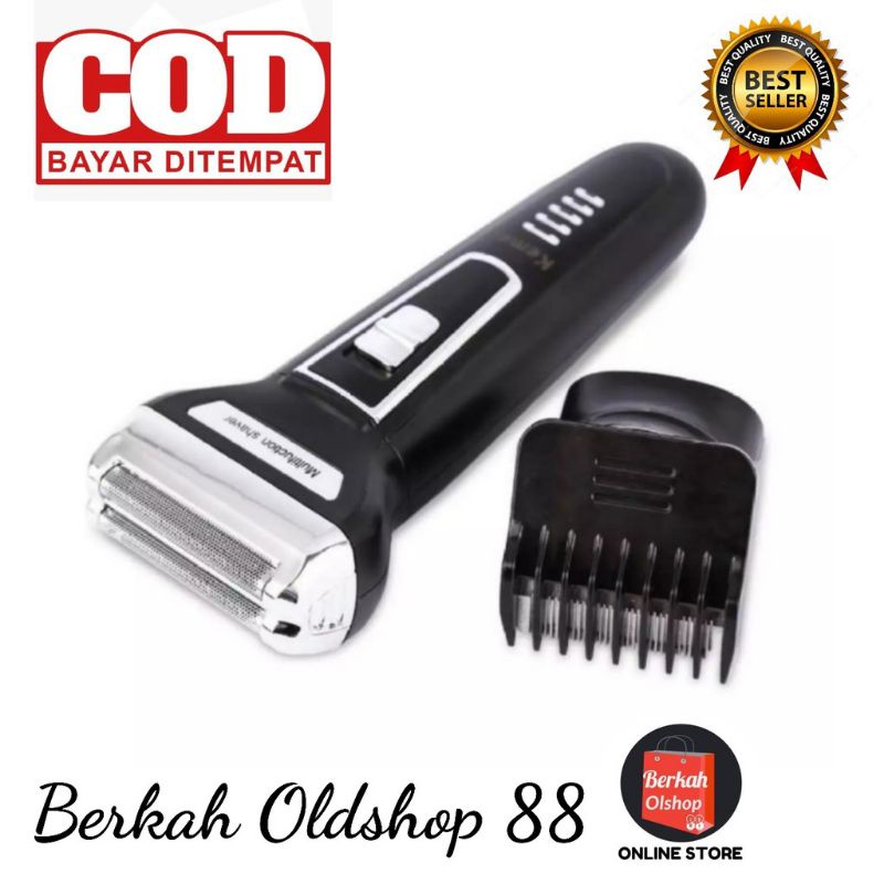 Kemei KM-6558 Hair Clipper Shaver Trimmer 3in1 Cukur Rambut