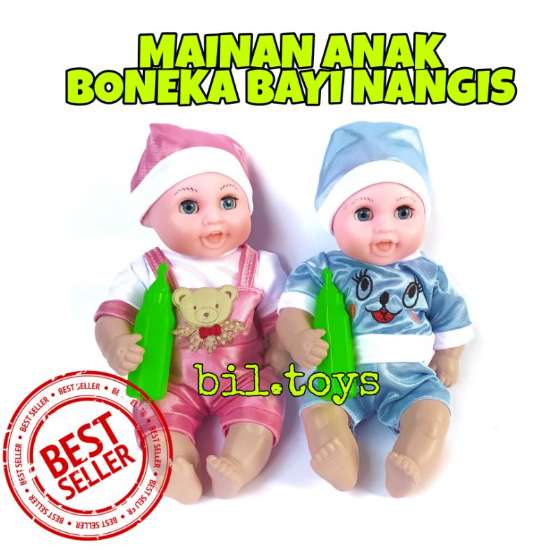 MAINAN BONEKA NANGIS B760 MY SWEET BABY SPEAK BO mainan bayi bersuara mama papa bisa berkedip mata