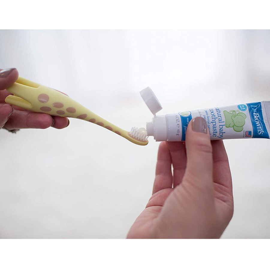 Dr. Brown's Giraffe Training Toothbrush Infant to Toddler Sikat Gigi Bayi dan Anak WHS