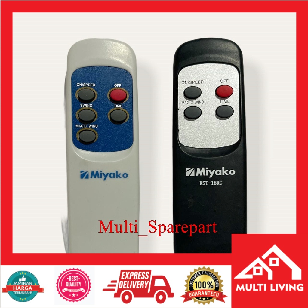 Remot Kipas Angin MIYAKO ORIGINAL - Fan Remote