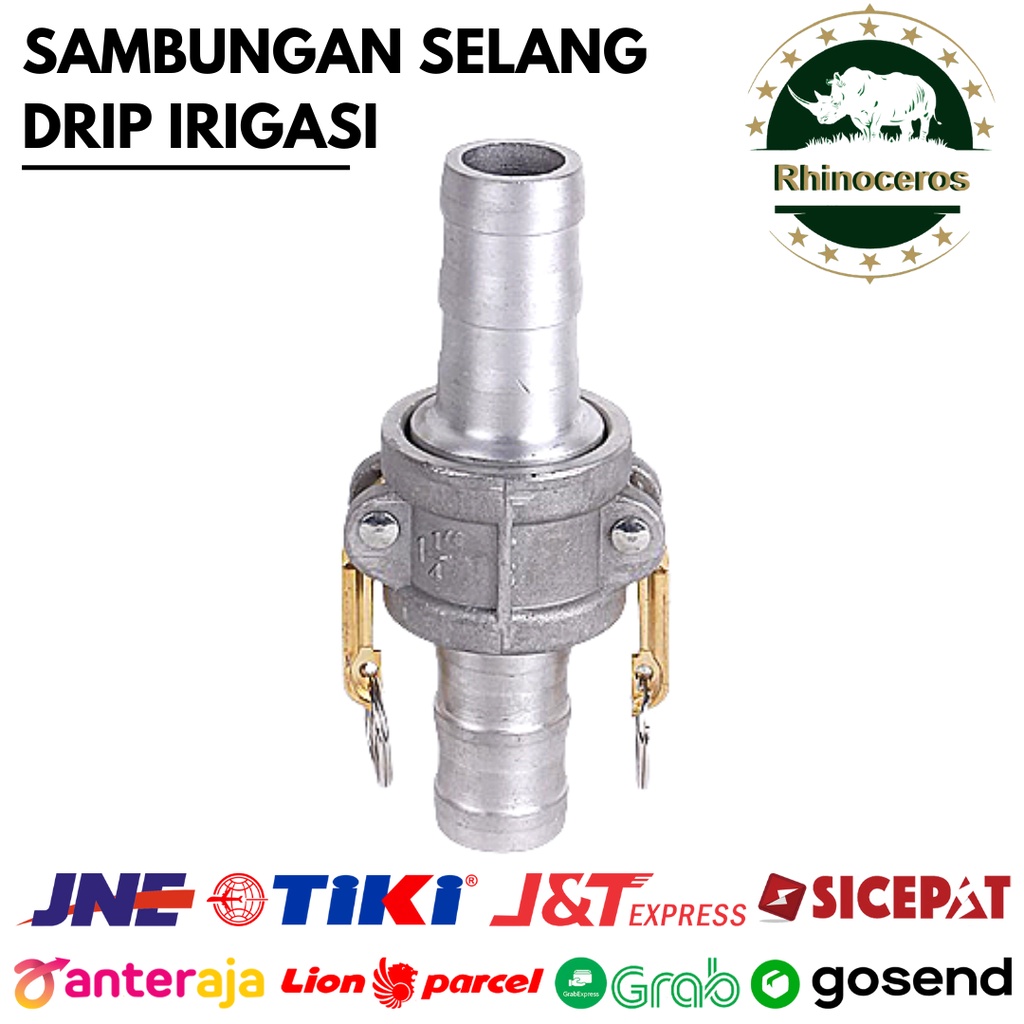 Sambungan Selang Drip Selang Irigasi Stainless 2 - 4 Inch