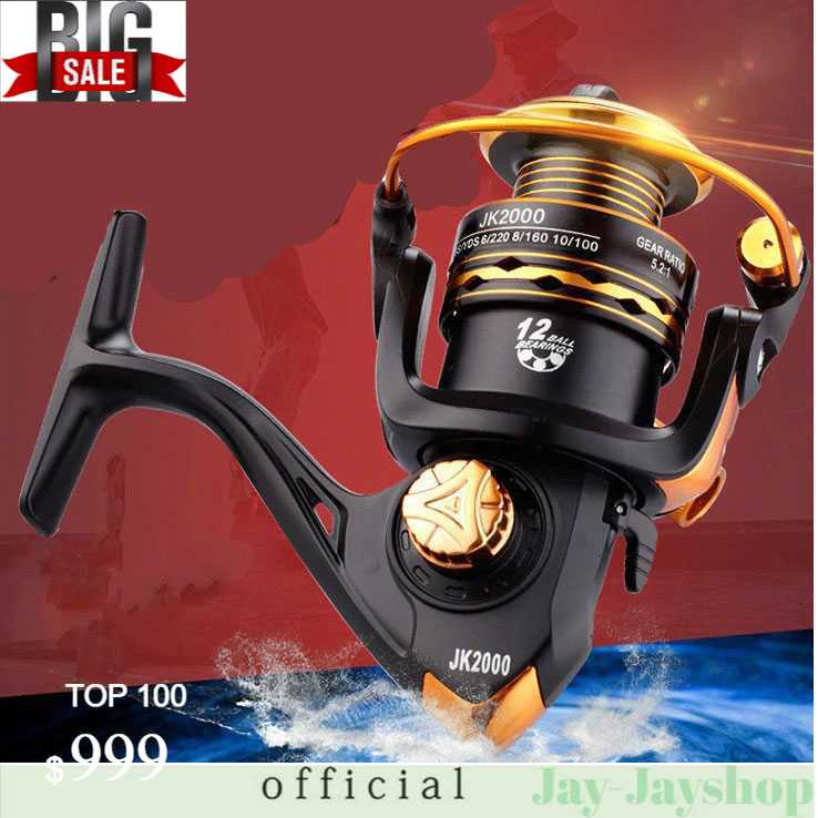 Gold Sharking JK5000 Reel Pancing Spinning 4.7:1 Ball Bearing 12