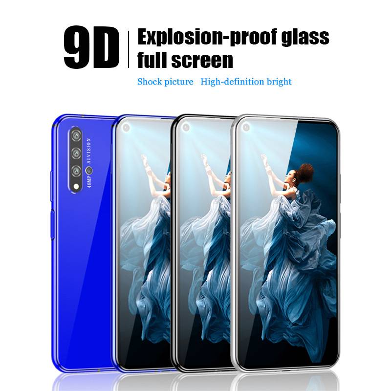 9D full Cover protective Glass for honor 9X 8x 7X 10X X10 30 20 10 Lite pro Screen Protector for huawei P30 P40 P20 Lite E glass