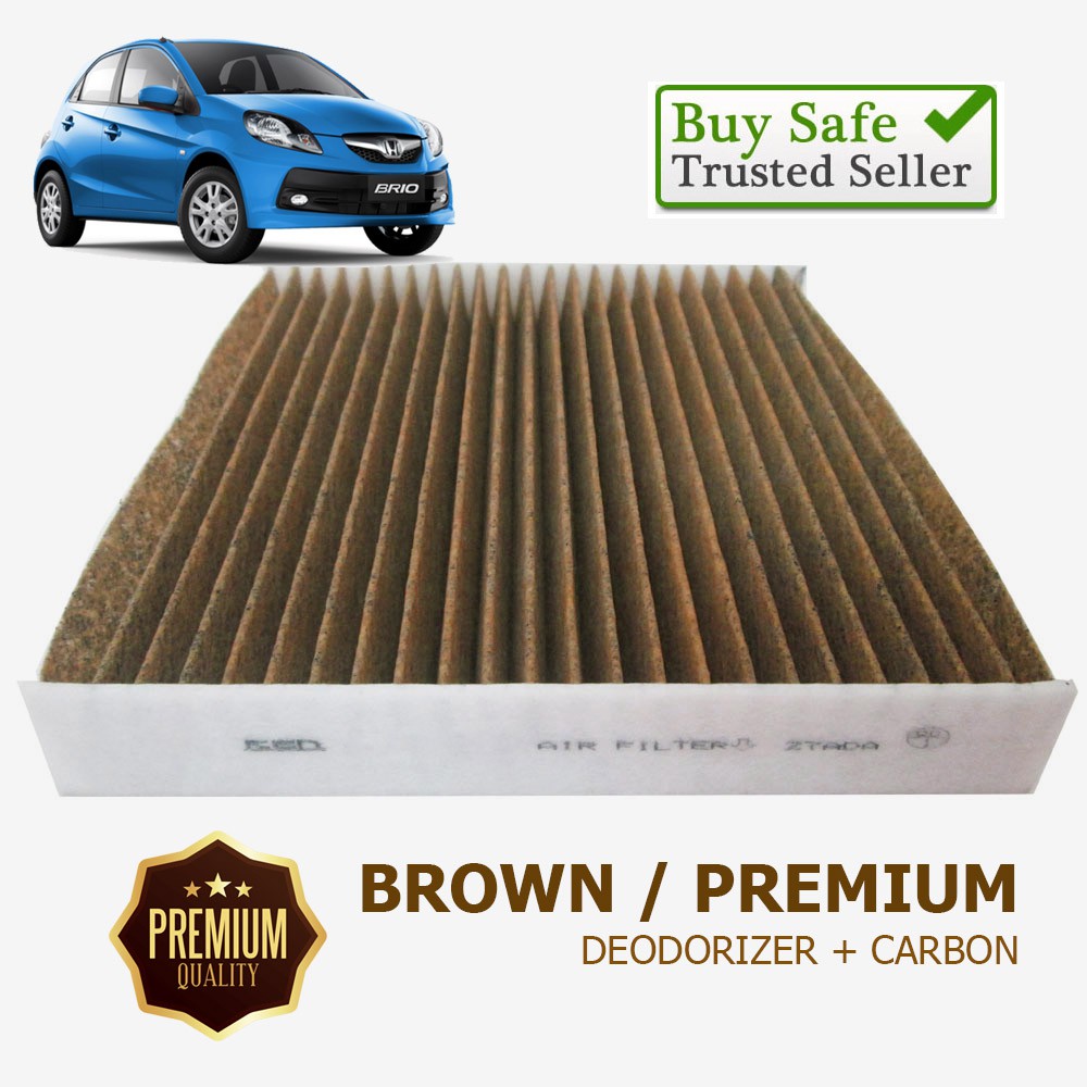 Ken Filter Ac Kabin Honda Brio Satya Rs Karbon Deodorizer Premium Saringan Udara Coklat Indonesia