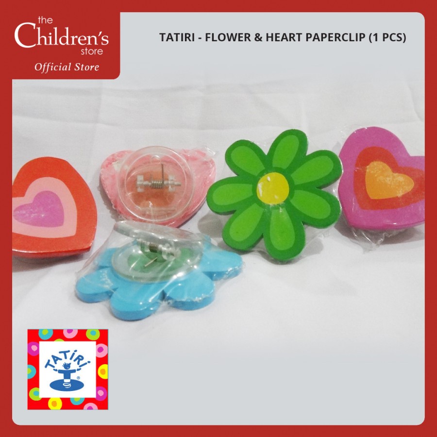 

Tatiri - Flower & Hear Paper clip assortment - 1 pcs