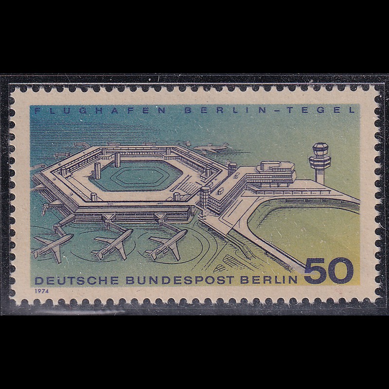

Prangko Berlin 1974 - The Airport of Berlin-Tegel